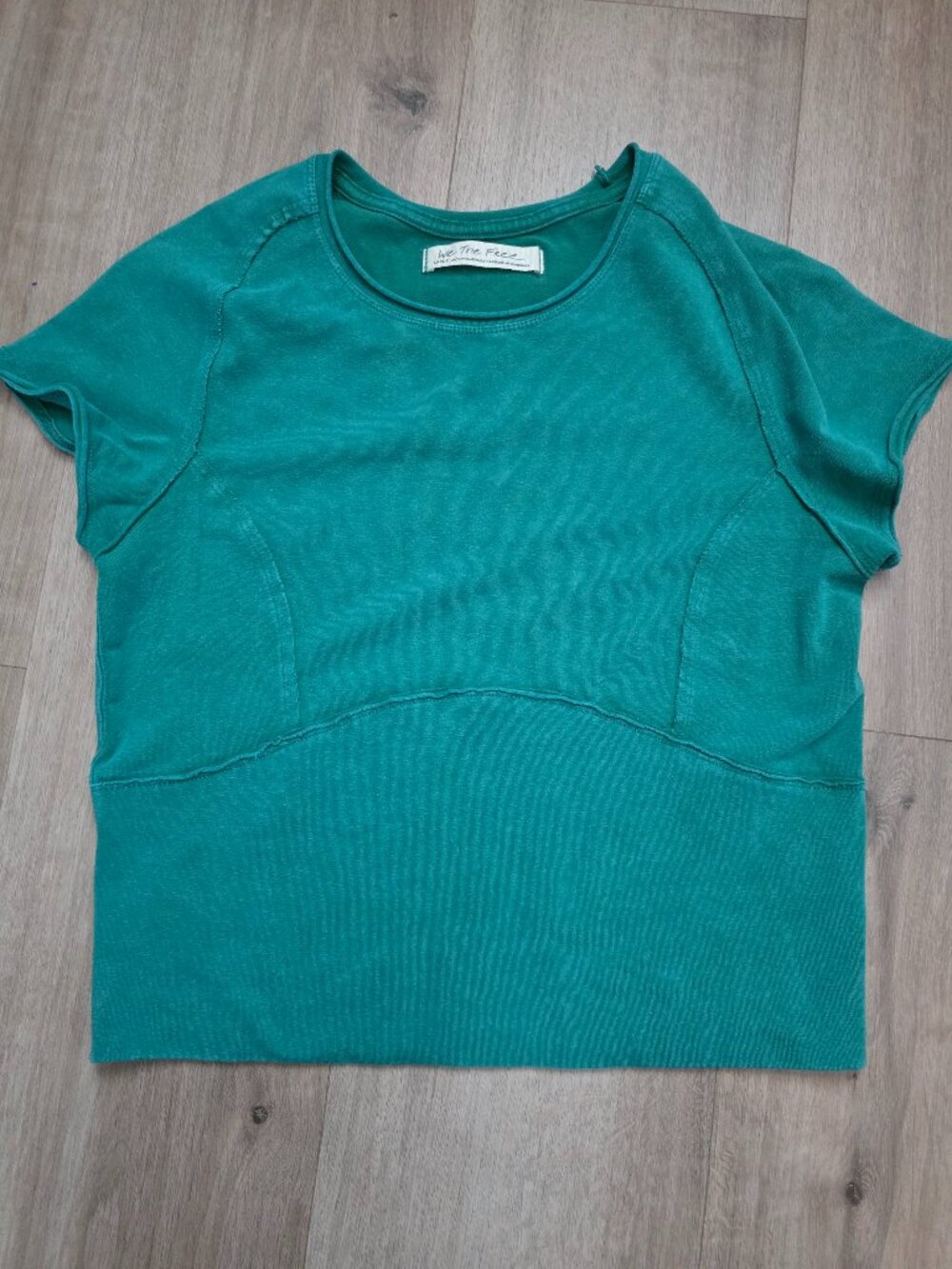 We The Free Protagonist Cropped Cap Sleeve Tee Large